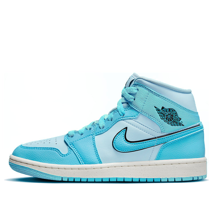 (WMNS) Air Jordan 1 Mid 'Ice Blue'  DV1302-400 Iconic Trainers
